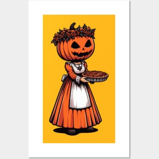 Pumpkin cake Posters and Art